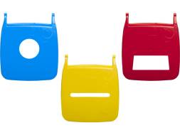 Пластиковый мусорный контейнер на колесах, 120л, зеленый