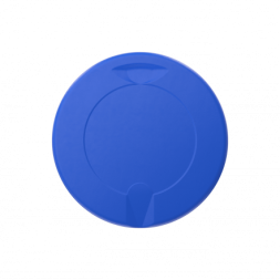 Бочка пластиковая с крышкой и металлическим обручем Open Top, 227 л, синий [БП227.02/04]