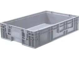 Ящик перфорированный 594x396x148 мм, 25,3 л, серый