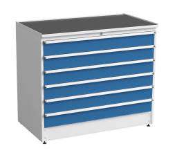 Тумба с выдвижными ящиками Treston 130/110-34, 61507034H