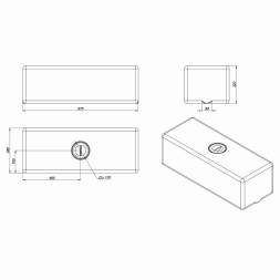 Емкость ЭВП 100л белая