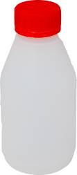 Бутыль пластиковая 0,25 литра с пробкой