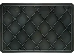 Ящик пластиковый сплошной, 600x400x120 мм, 22 л, серый [704.03.02 м]