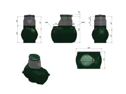 Септик "Rostok" Дачный с насосным отсеком
