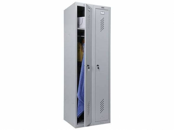 Шкаф для раздевалок ПРАКТИК усиленный ML 21-60 (ML-11-30 + ML-01-30) [ ER-00005728 ]