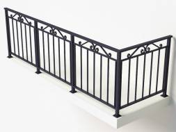 Металлическое балконное ограждение БО-2, 1 пог. м.