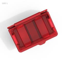 Ящик для соли, реагентов 160 литров, красный