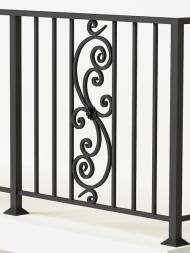 Металлическое балконное ограждение БО-6, 1 пог. м.