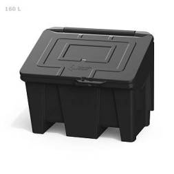 Ящик для соли, реагентов 160 литров, черный