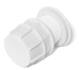 Отвод пластиковый с заглушкой 1 1/4&quot;