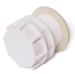 Отвод пластиковый с заглушкой 1 1/4&quot;