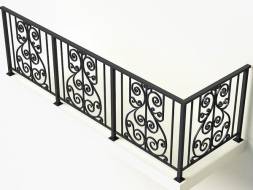 Металлическое балконное ограждение БО-15, 1 пог. м.