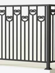 Металлическое балконное ограждение БО-16, 1 пог. м.