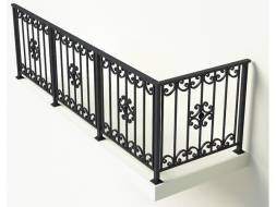 Металлическое балконное ограждение БО-17, 1 пог. м.