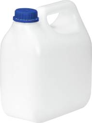 Канистра пластиковая со шкалой уровня, 3 л, белый [5180]