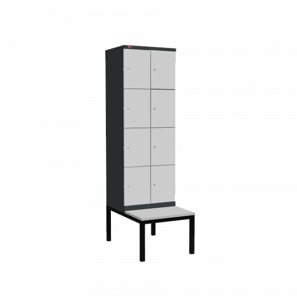 Шкаф ДиКом УНО-324 (RAL 7016+RAL 7038) [ ER-00031369 ]