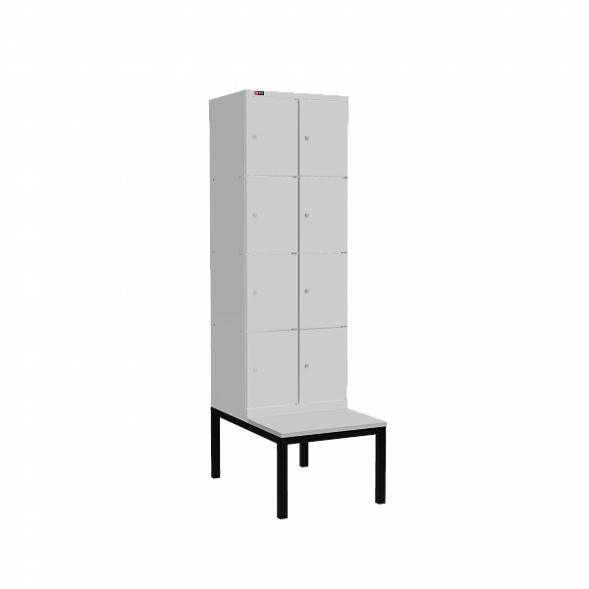 Шкаф ДиКом УНО-324 (RAL 7038+RAL 7038) [ ER-00031376 ]