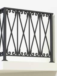 Металлическое балконное ограждение БО-21, 1 пог. м.