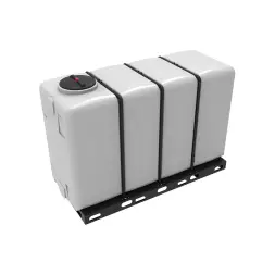 Емкость KR 4000л белая в обрешетке (полный слив)